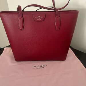 Kate Spade Lori Tote-Red Currant
